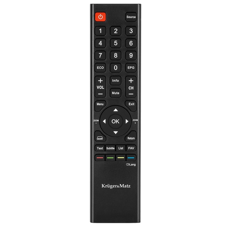 Televizor HD Kruger&Matz de 32'', 2xHDMI, USB, DVB-T2, H.265, HEVC, KM0232-T5