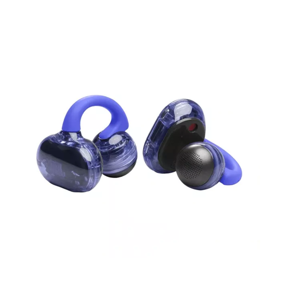 Casti Open-Ear JBL Soundgear Clips, True Wireless, Bluetooth, 4 microfoane, Multipoint, Autonomie 32 ore, IP54, Albastru