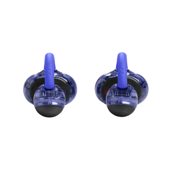 Casti Open-Ear JBL Soundgear Clips, True Wireless, Bluetooth, 4 microfoane, Multipoint, Autonomie 32 ore, IP54, Albastru