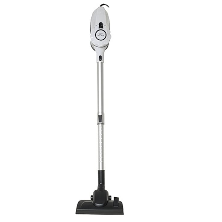 Aspirator Manual, Adler, AD7036W, Fara Sac, Cu Fir, Filtru Plastic, Recipient Praf 1.5L, Raza Actiune 6M, Putere 800W, Dimensiuni 21x23.5x120 cm