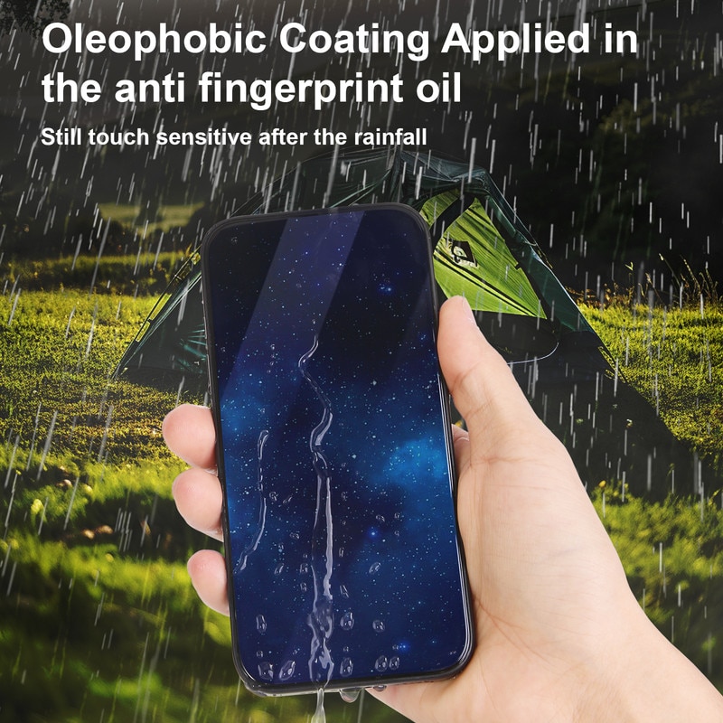 XWK® Folie protectie telefon 9h, sticla securizata, transparenta, antisoc, pentru iPhone 15/16 2 Packs