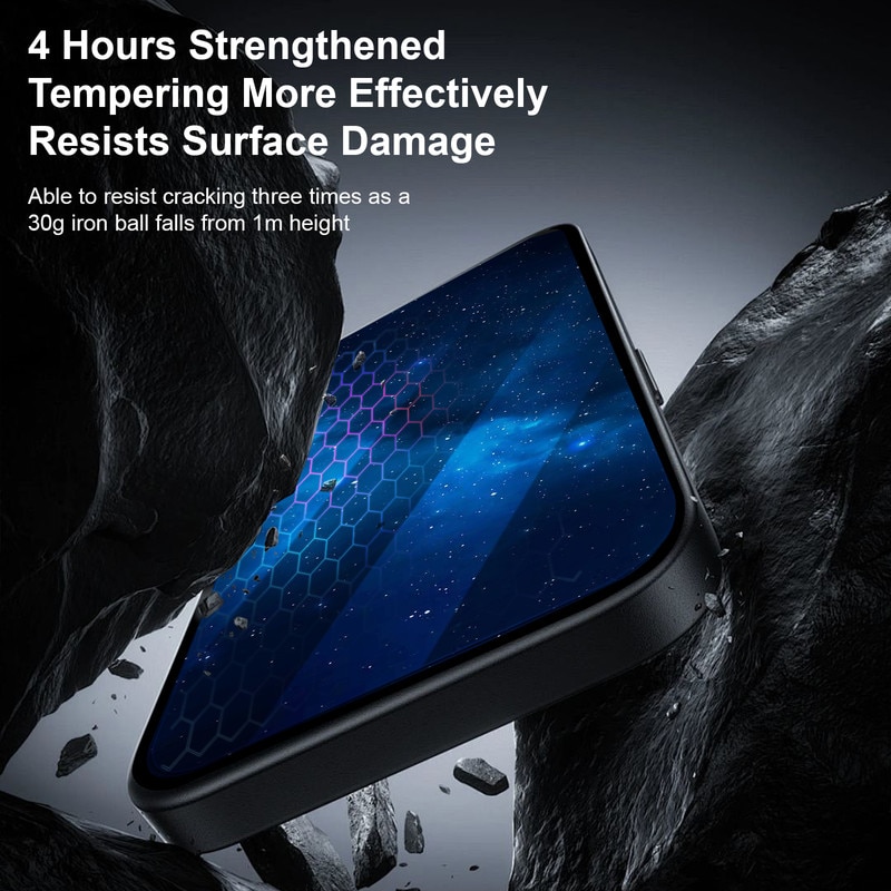 XWK® Folie protectie telefon 9h, sticla securizata, transparenta, antisoc, pentru iPhone 15/16 2 Packs