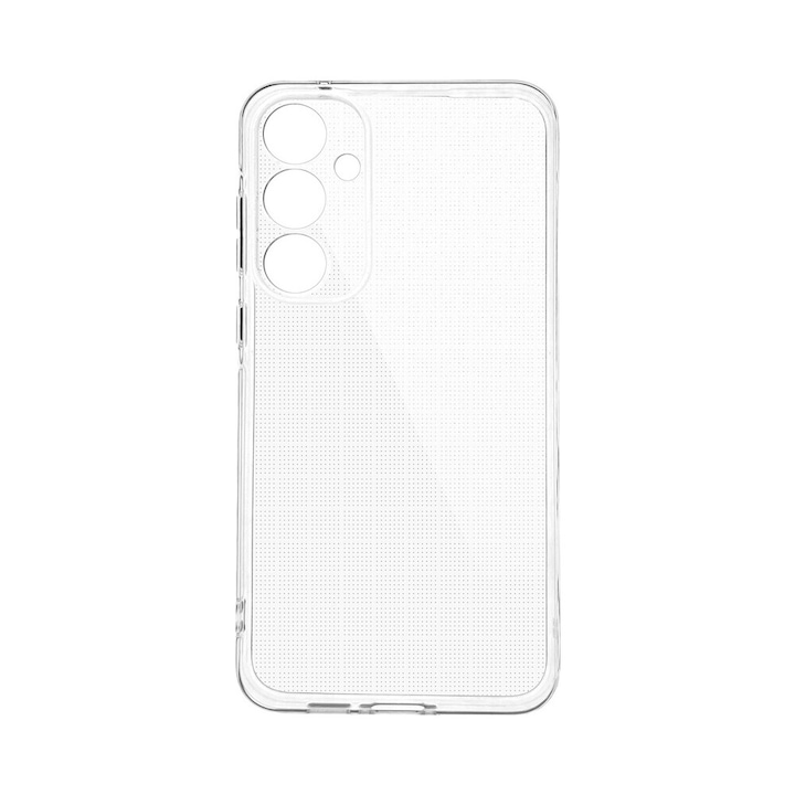 Husa de protectie Atlas Gia compatibila cu Samsung A16 Transparent Slim, Anti zgarieturi, Anti soc, cu margini ridicate pentru protectia ecranului si a camerei
