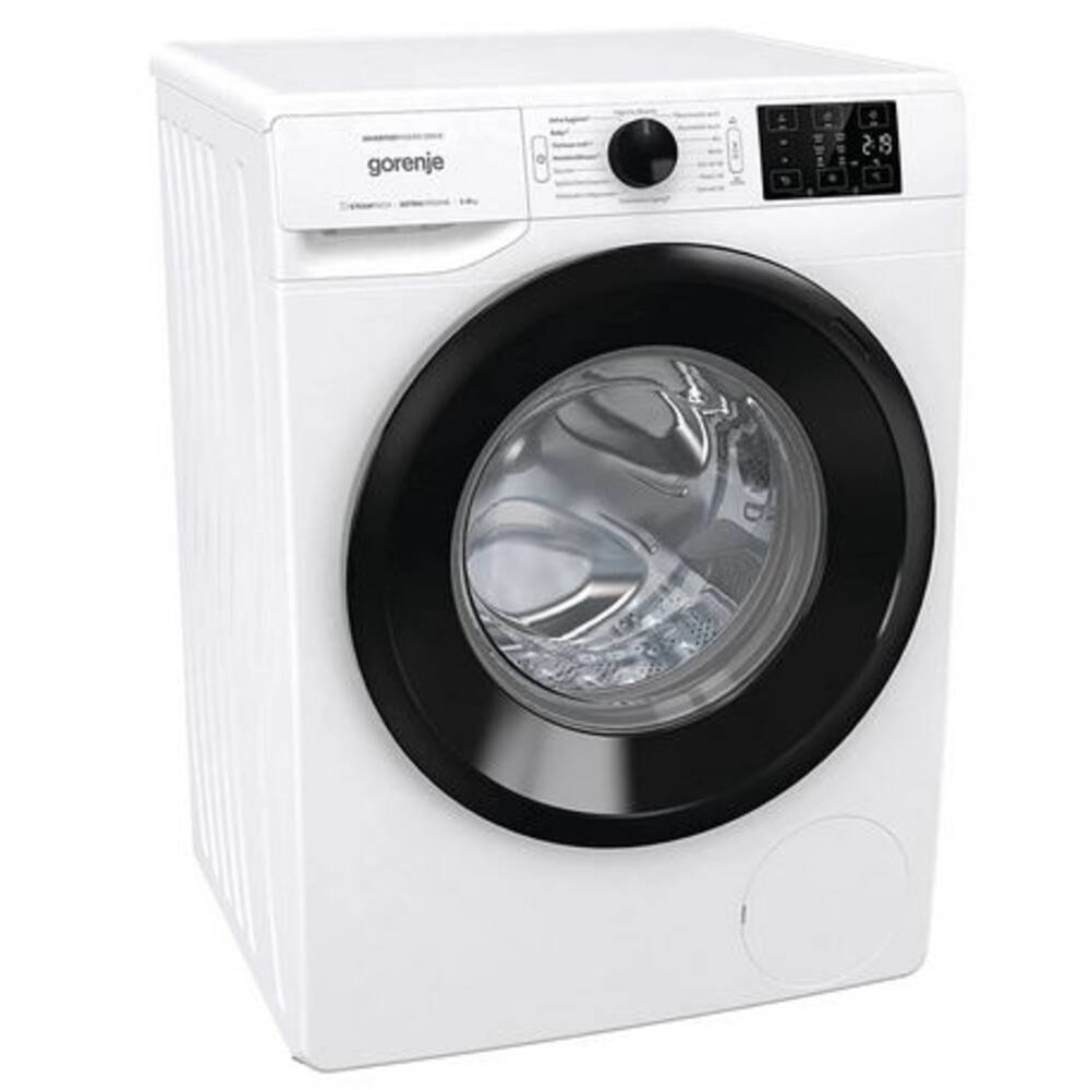 Masina De Spalat Rufe Frontala Gorenje WNEI86APS, Clasa A, 8 Kg, 1600 Rpm, Inverter PowerDrive Motor, SteamTech, Alb