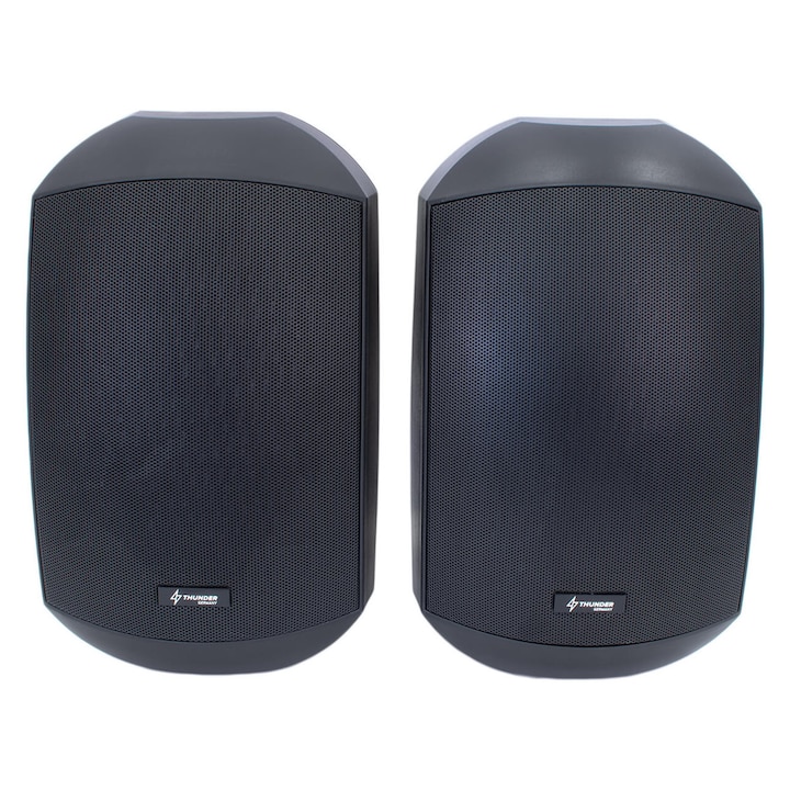 Pereche de boxe de perete, Thunder RWBT-6B 2x30W, 6,5″ – negru