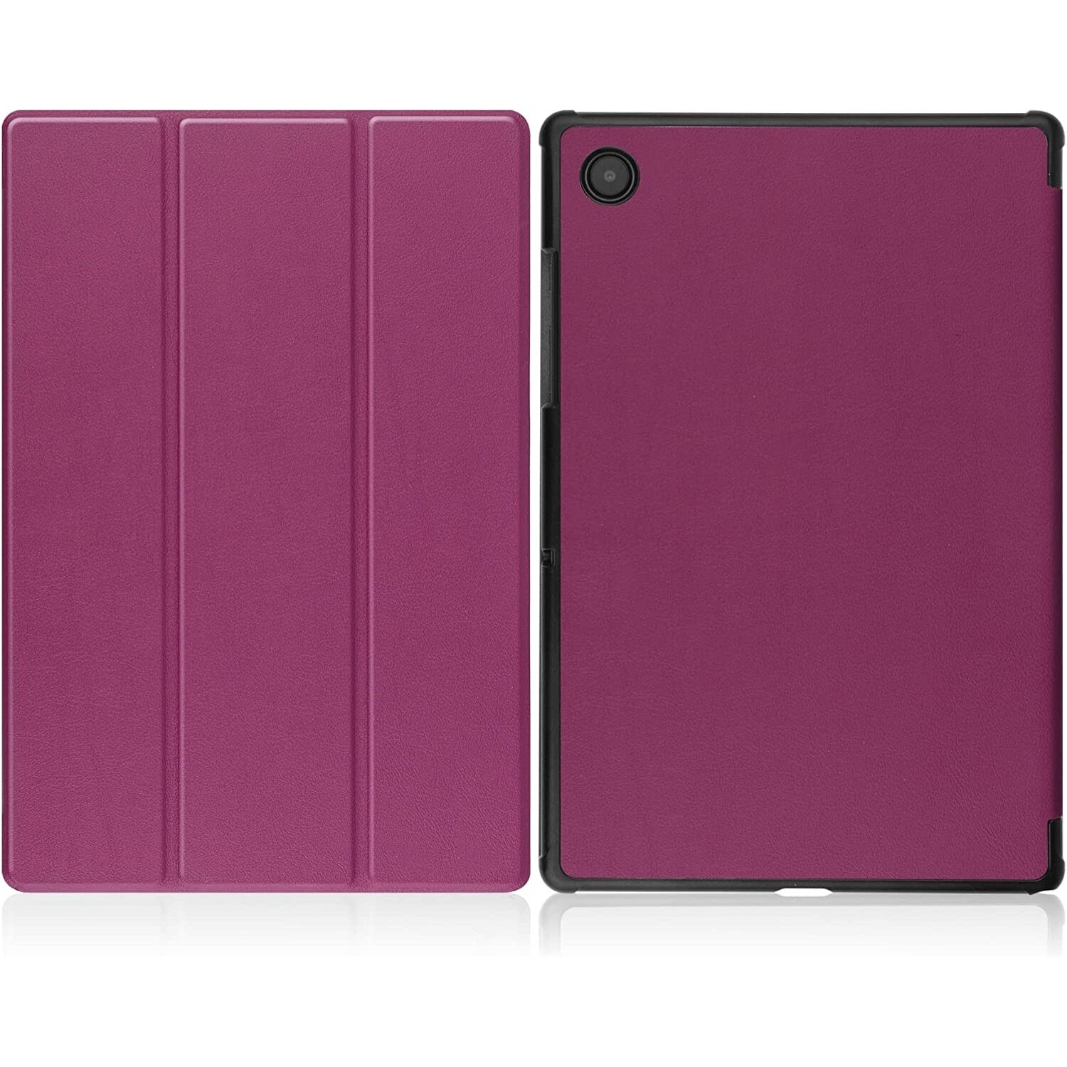 Husa Slim Sigloo, Smart Cover, Trifold, pentru tableta Samsung Galaxy Tab S8 Plus (X800/X806), S7 FE (T730/T733/T736B), S7 Plus (T970/T976B), 12.4 Inch, model Purple
