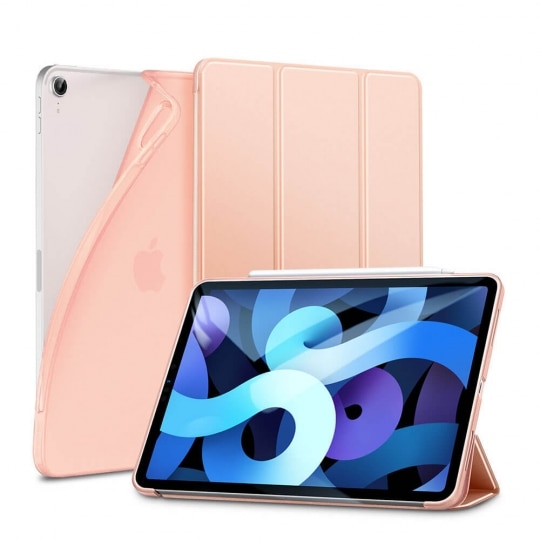 Husa de protectie tableta ESR, Rebound Slim pentru Apple iPad AIR 4 2020/ AIR 5 2022, Roz/Auriu