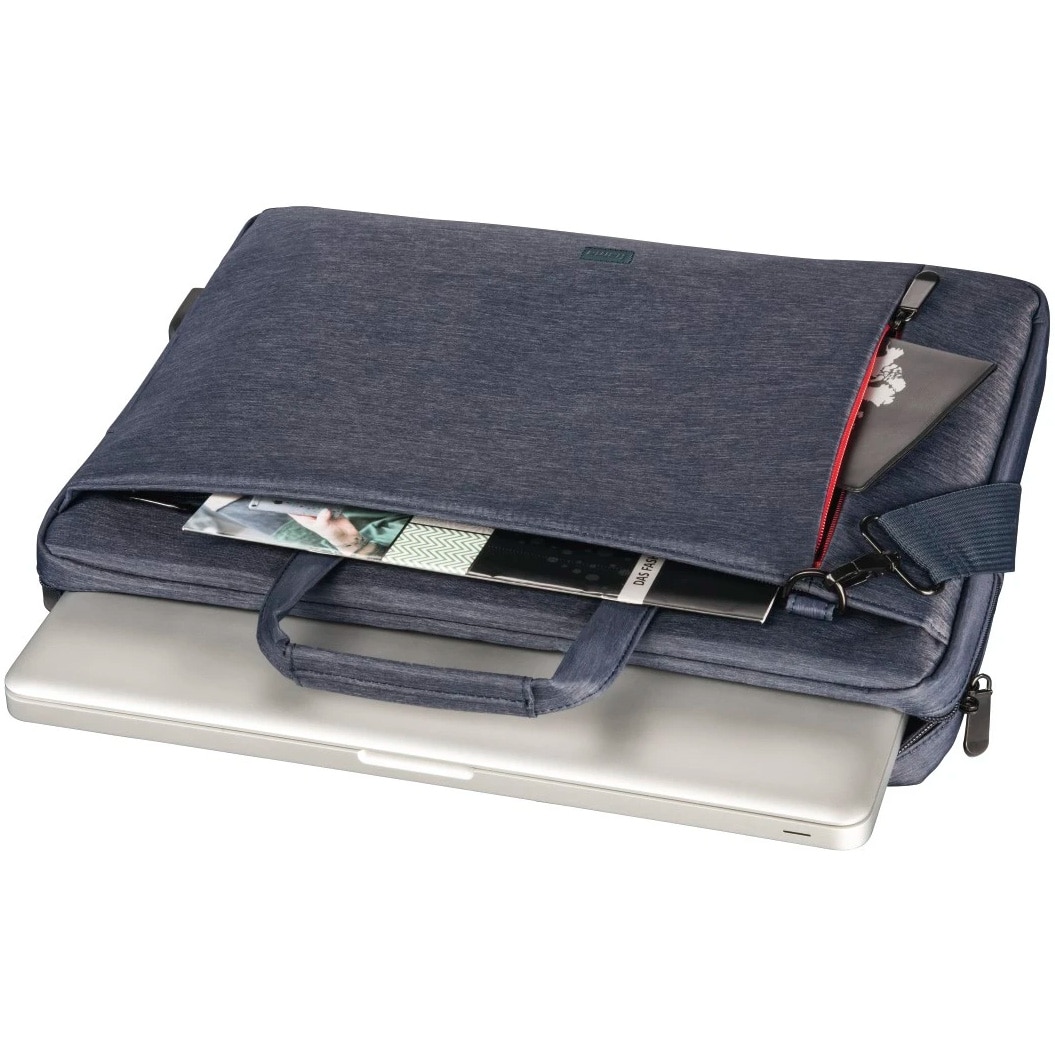 Geanta Hama Pentru Laptop Manchester, Pana La 44 Cm (17,3"), Albastru