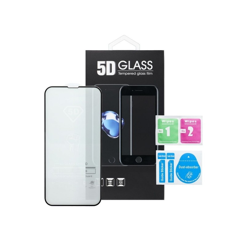 Folie Sticla Securizata Upzz Full Glue 5d, Compatibila Cu Samsung Galaxy A15 4G / 5G, Dreapta, Case Friendly