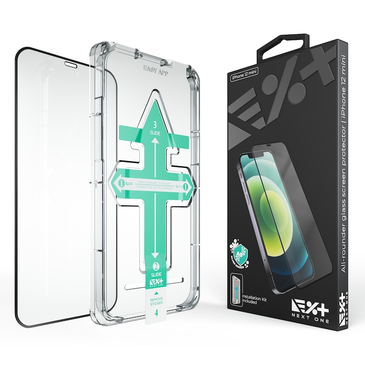 Folie de protectie din sticla NEXT ONE pentru iPhone 12 Mini