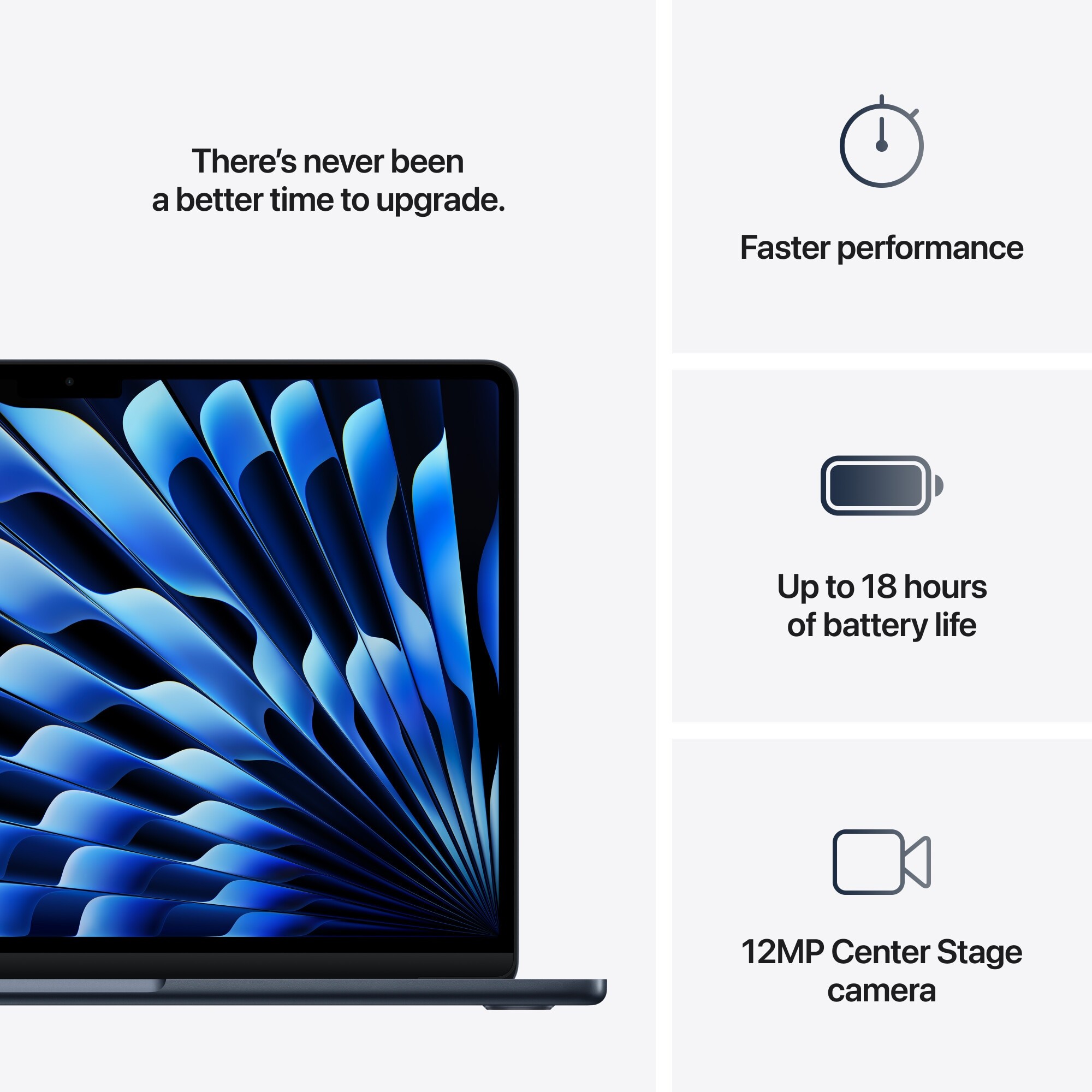 Laptop Apple MacBook Air 13", cu procesor Apple M4, 10 nuclee CPU si 10 nuclee GPU, 24GB RAM, 512GB, Midnight, Tastatura Internationala, Manual RO