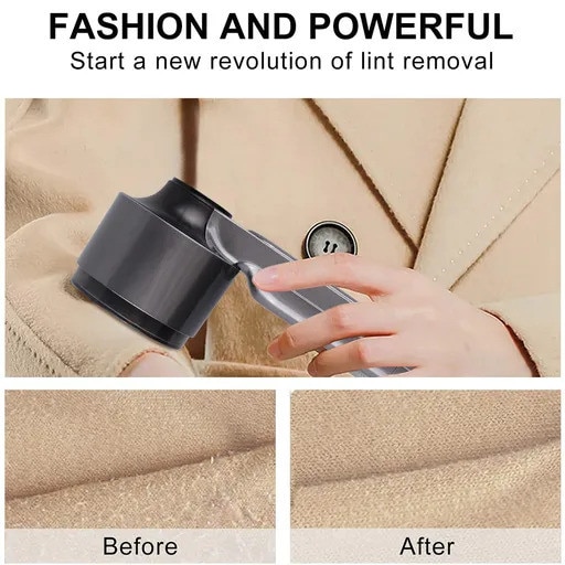 Aparat electric pentru indepartarea scamelor cu rola inclusa, Acumulator, Display LED