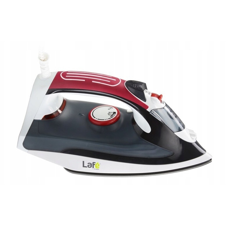 Fier de calcat Lafe LAF02B, 2200W, Negru/Rosu