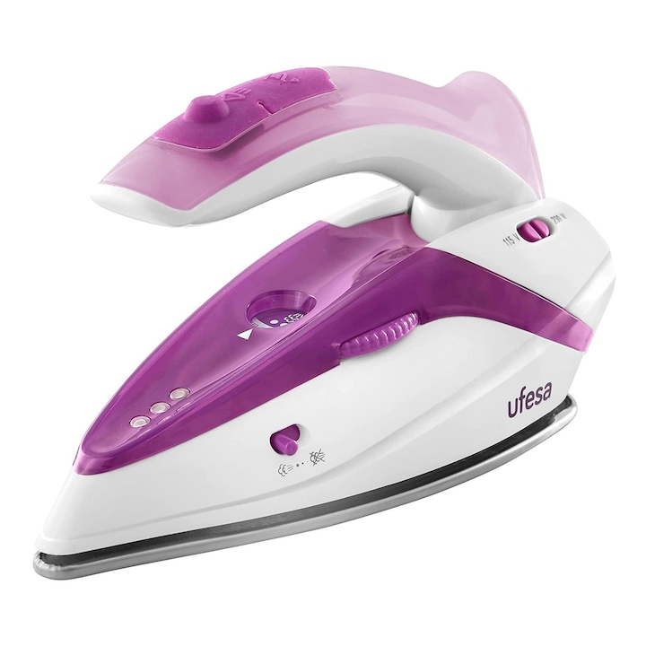 Fier de Calcat de Voiaj Ufesa Perfect Trip 1100W White Purple