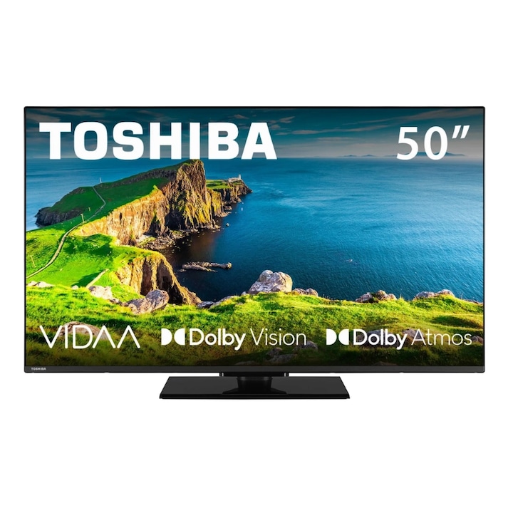 Televizor LED Toshiba 127 cm 50" 50UV3F63DG, Ultra HD 4K, Smart TV, WiFi, CI+