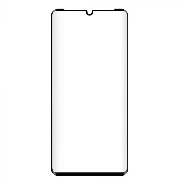 Folie Sticla Curbata, compatibila cu Huawei P30 Pro Full Face Negru, Flippy