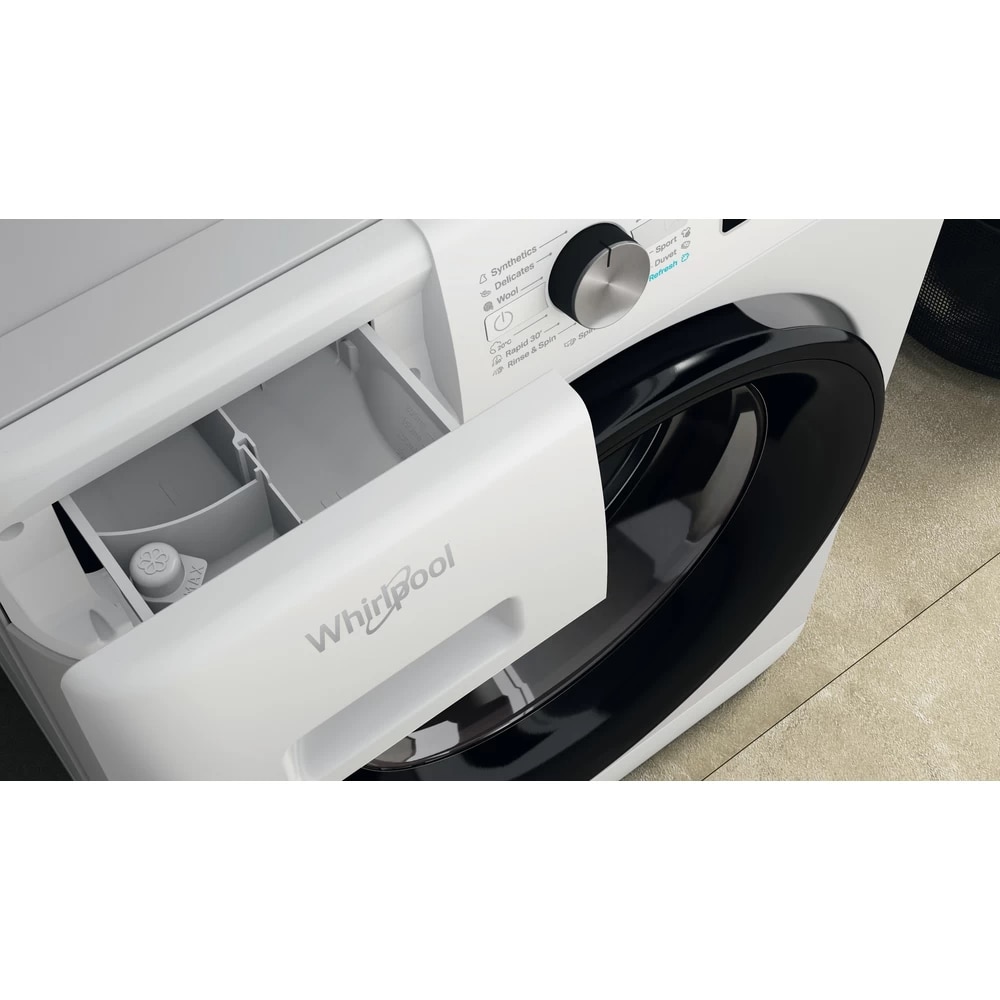 Masina de spalat rufe Whirlpool FFB 7238 BV EE, 7 Kg, Clasa D, 6th Sense, FreshCare+, Alb