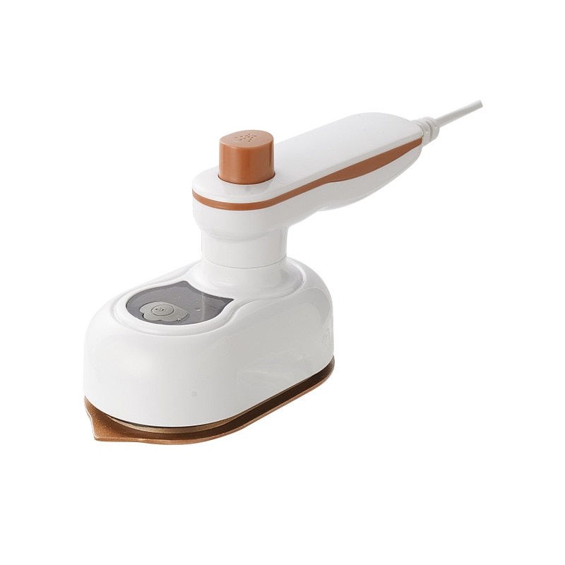 Fier de calcat portabil, mini, umed si uscat, rezervor apa 80 ml, rotativ, alb
