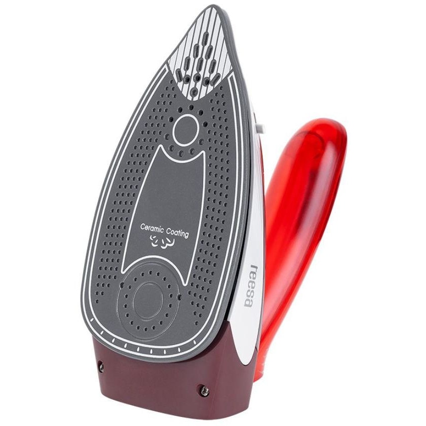 Fier de călcat Teesa Slide Travel 1100W, abur vertical, talpă ceramică, set complet