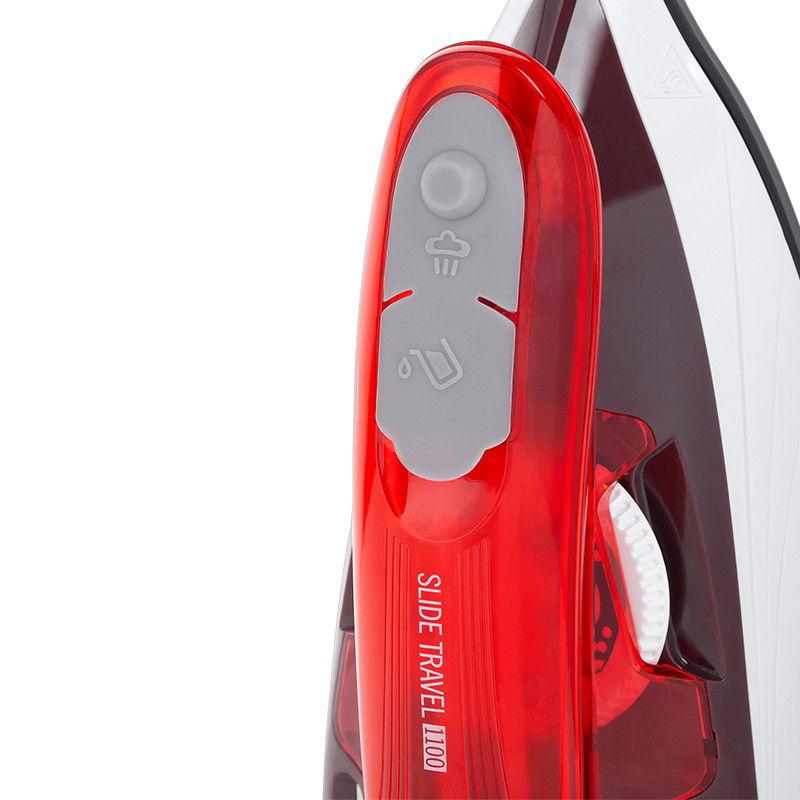 Fier de călcat Teesa Slide Travel 1100W, abur vertical, talpă ceramică, set complet