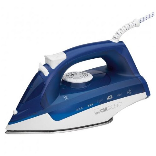 Fier de calcat, Clatronic, DB 3704, 7 functii, 250 ml, 220-240 V, 2200 W max, Alb/Albastru