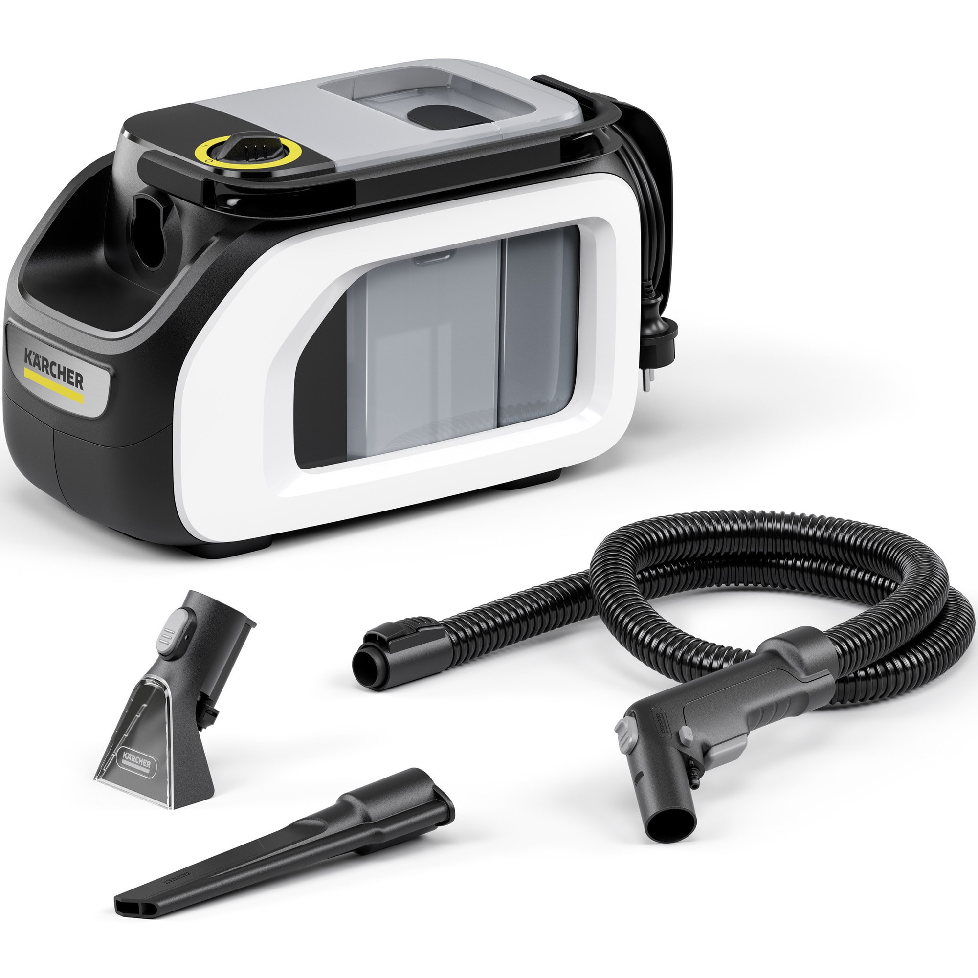 Aspirator injectie-extractie, Karcher 1.081-530.0, 500 W, 2.9 L, Alb / Negru
