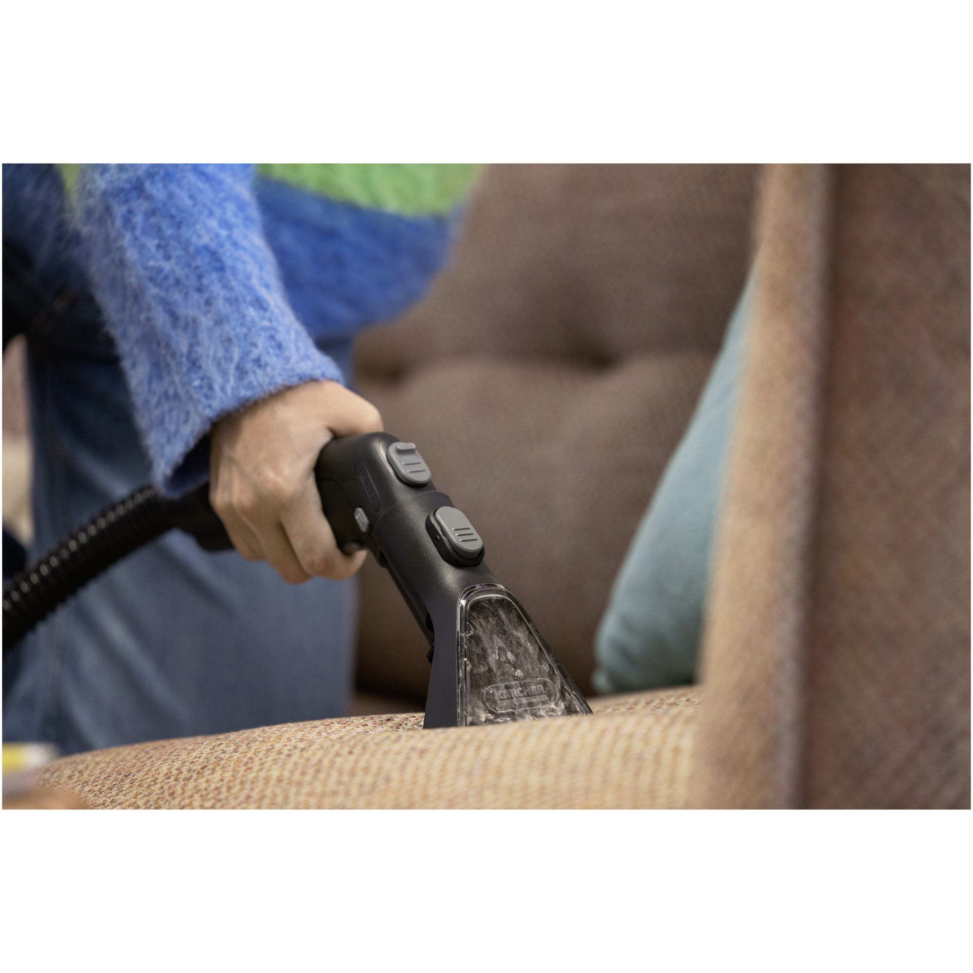 Aspirator injectie-extractie, Karcher 1.081-530.0, 500 W, 2.9 L, Alb / Negru