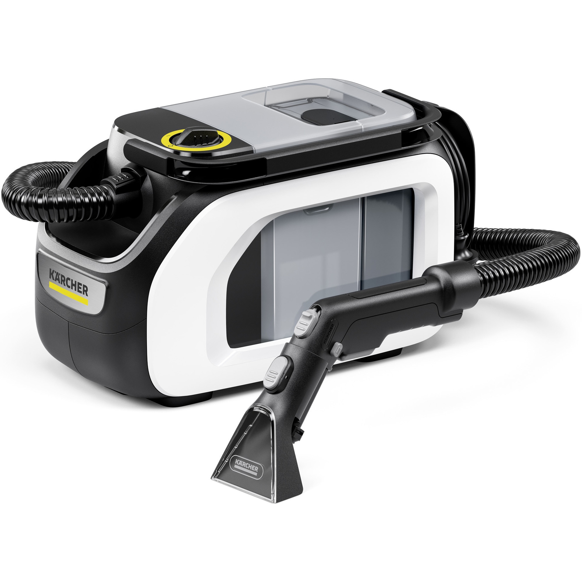 Aspirator injectie-extractie, Karcher 1.081-530.0, 500 W, 2.9 L, Alb / Negru