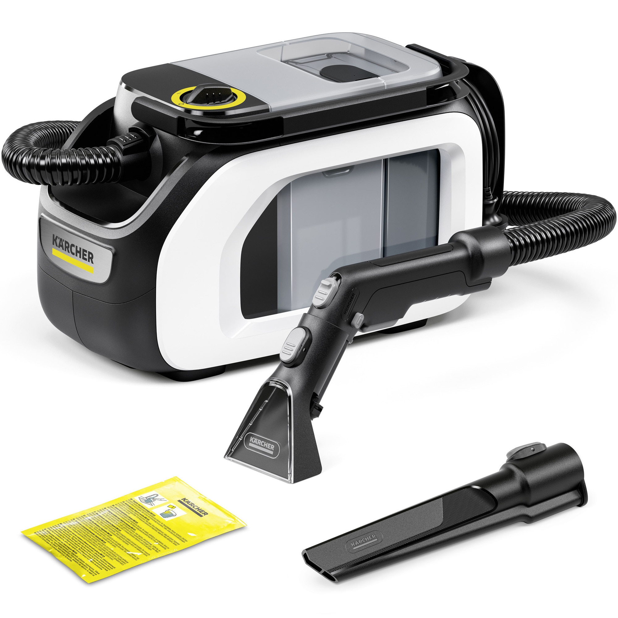 Aspirator injectie-extractie, Karcher 1.081-530.0, 500 W, 2.9 L, Alb / Negru