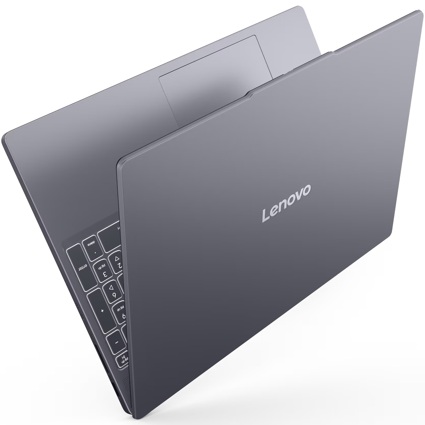 Laptop Lenovo IdeaPad Slim 3 15AHP10 cu procesor AMD Ryzen™ 7 8840HS pana la 5.1GHz, 15.3" WUXGA, IPS, 16GB DDR5 RAM, 512GB SSD, AMD Radeon™ 780M, No OS, Luna Grey, Aluminiu