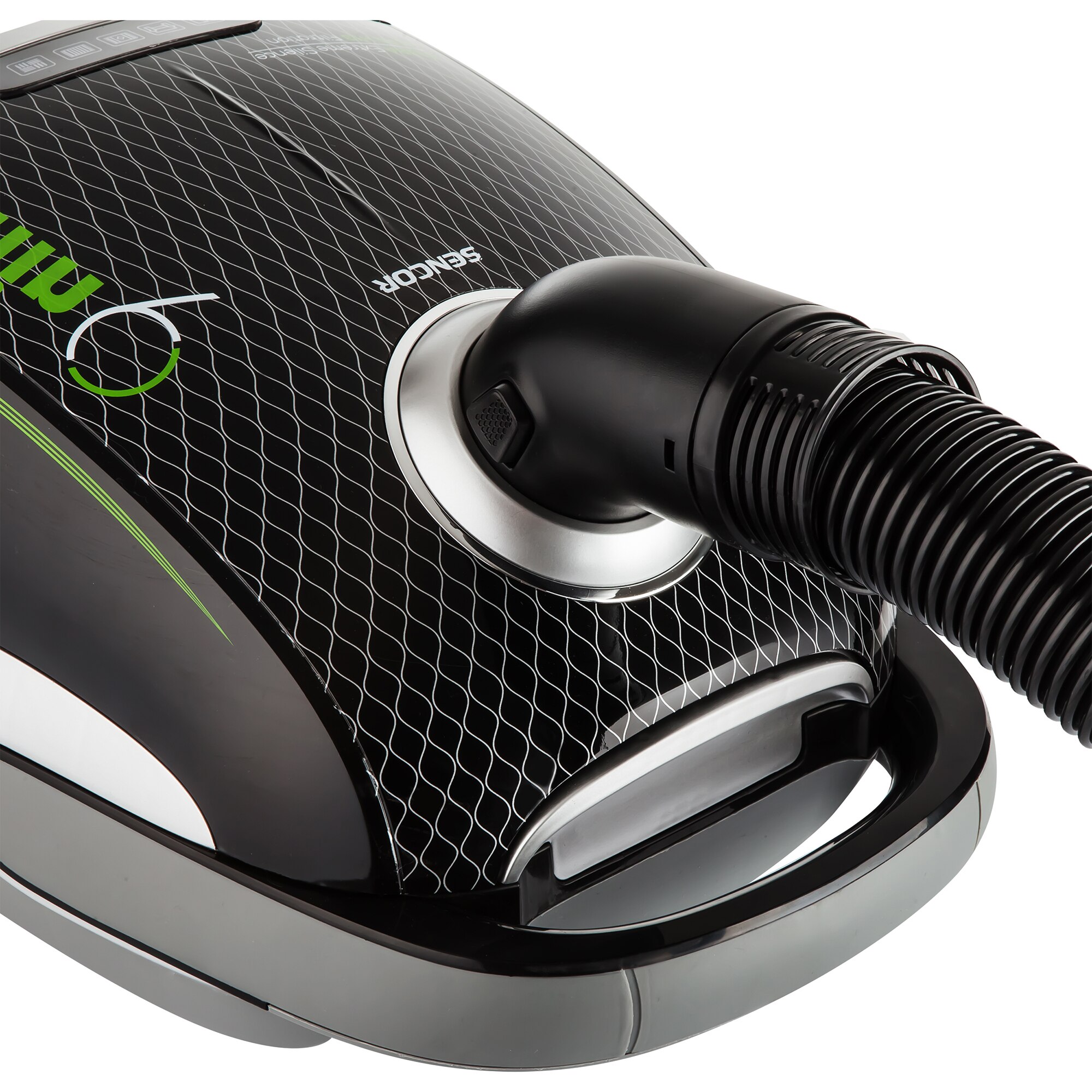 Aspirator cu sac Sencor SVC9000BK, tehnologie Extreme Silence, filtru HEPA H13 pentru aer curat, 4L, 800W, negru