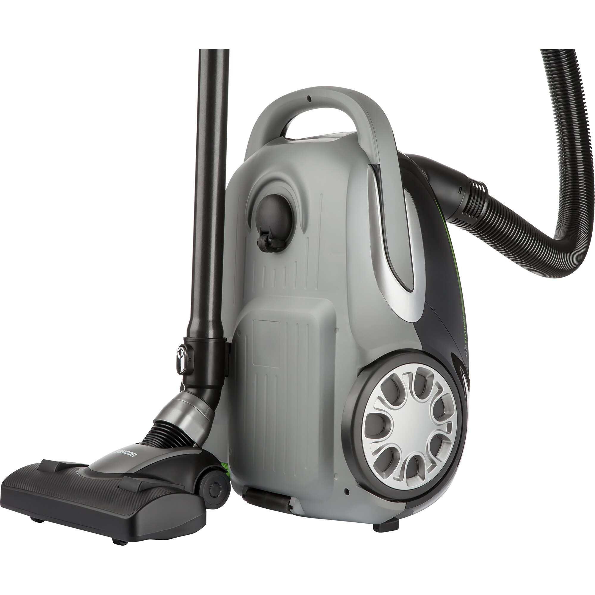 Aspirator cu sac Sencor SVC9000BK, tehnologie Extreme Silence, filtru HEPA H13 pentru aer curat, 4L, 800W, negru