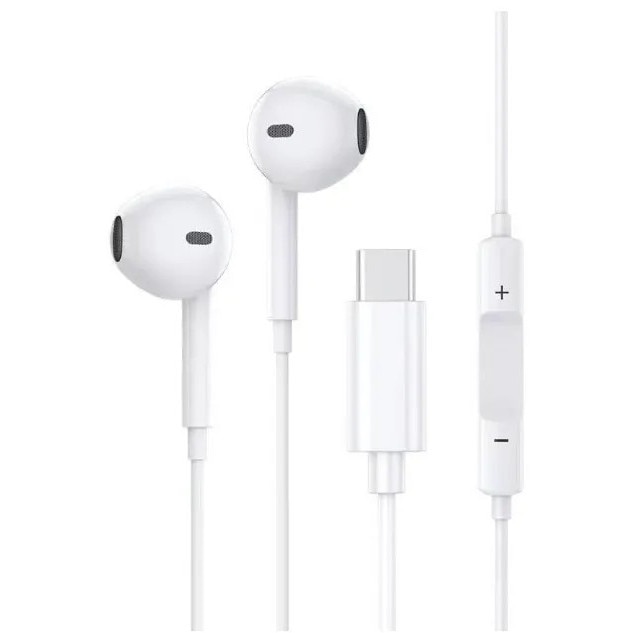Casti In-Ear cu Microfon si Control Integrat, Conector Type-C, 1.3m – Sunet Hi-Fi, Compatibile Android & Huawei