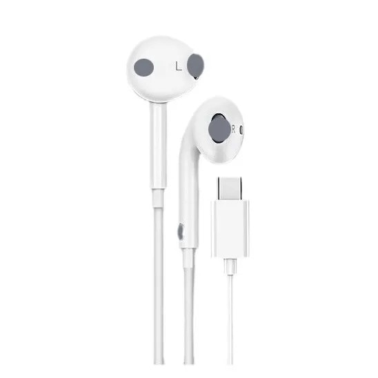 Casti In-Ear cu Microfon si Control Integrat, Conector Type-C, 1.3m – Sunet Hi-Fi, Compatibile Android & Huawei