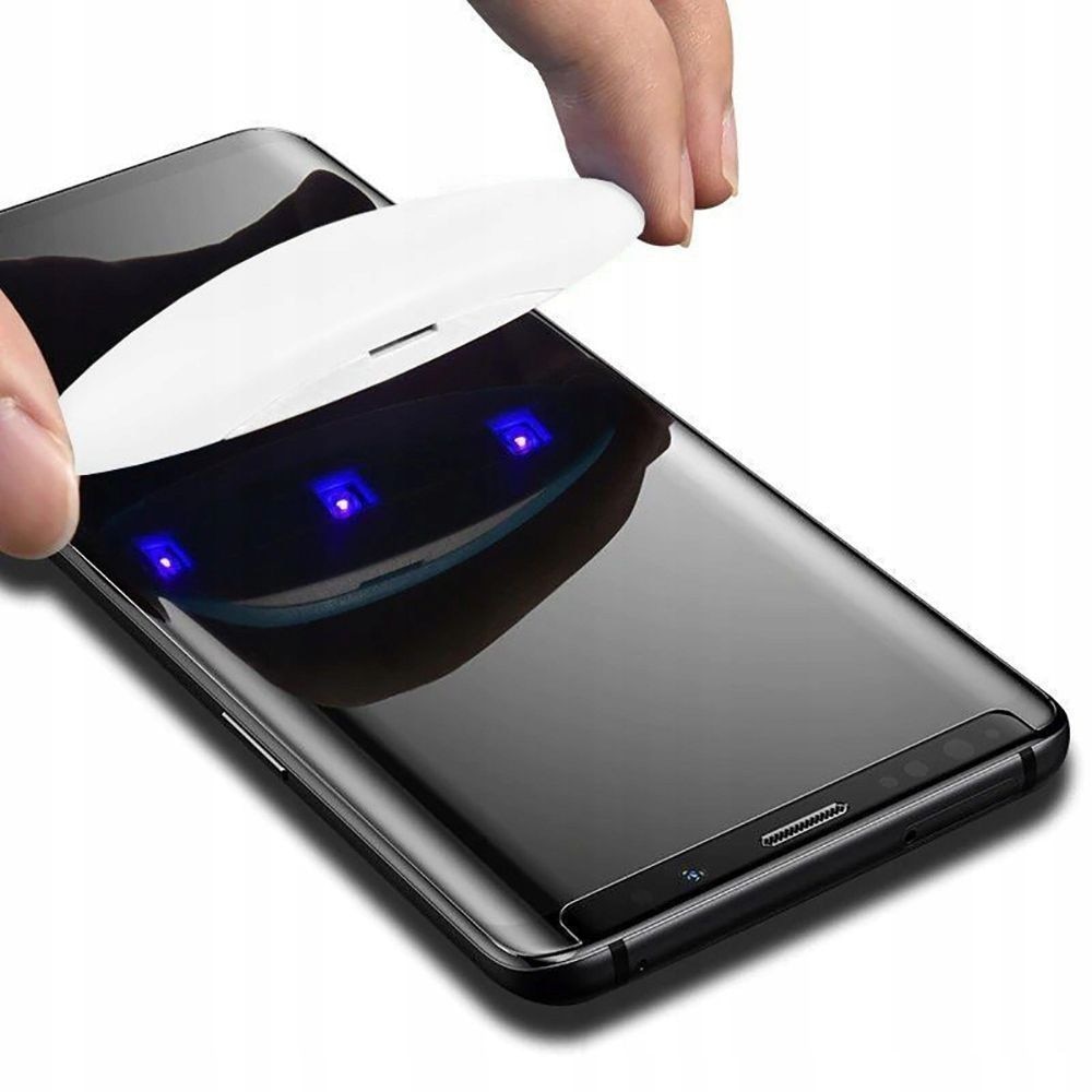 Folie protecție ecran gel UV ATB DESIGN pentru Samsung S23 Ultra, transparent, sticlă securizată