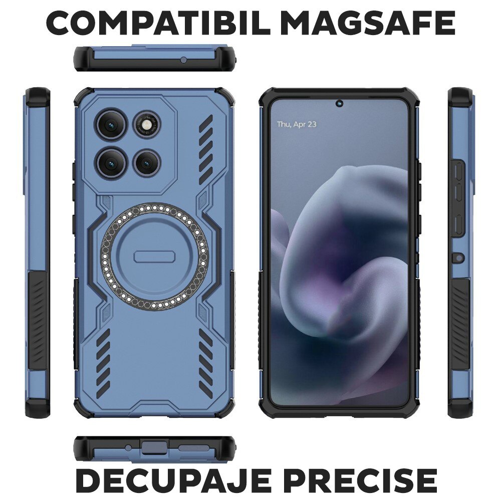 Husa pentru Motorola Moto G86 Power ArmorMag, Magsafe, Antisoc, Calitate Premium, Protectie Superioara, DaDen, Albastru