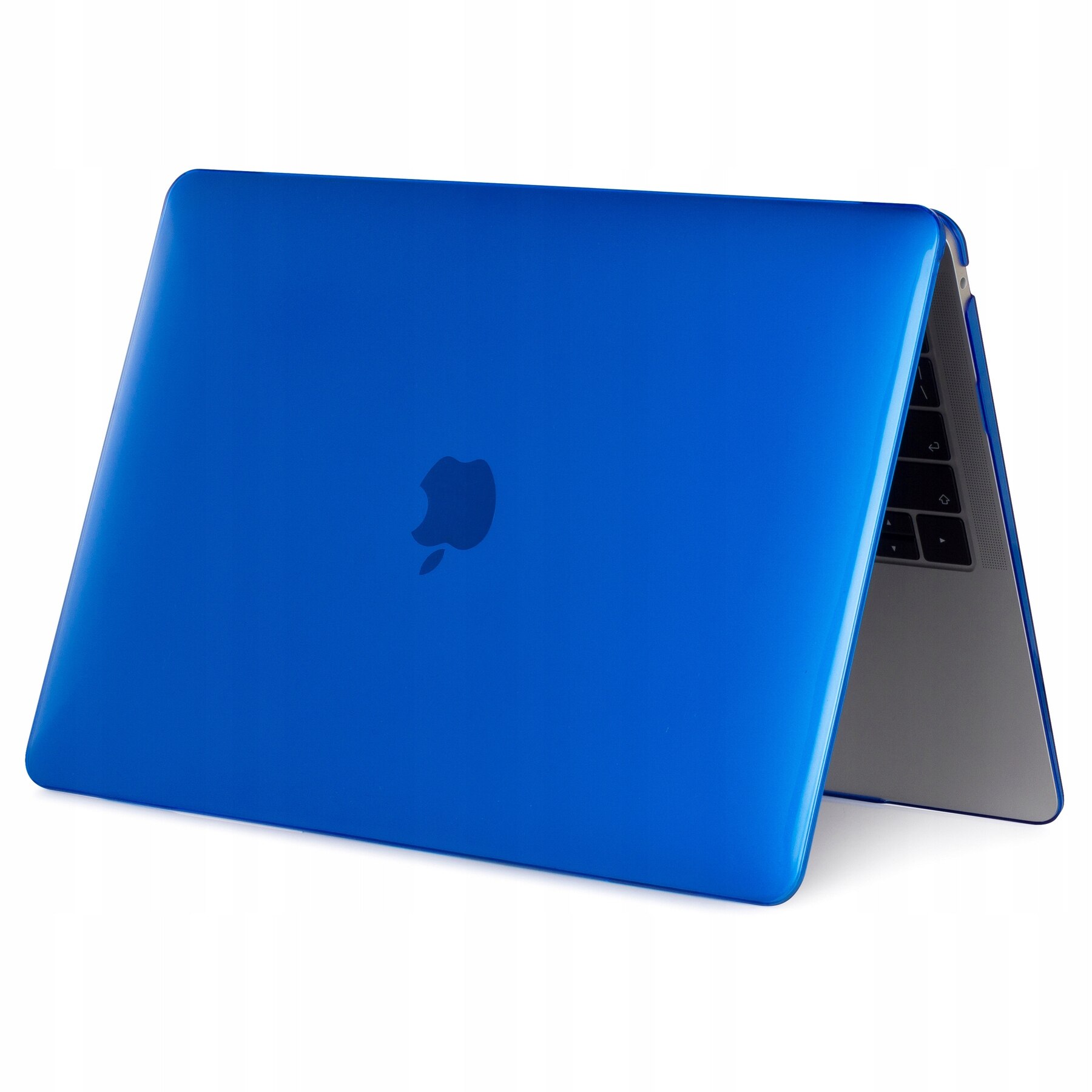 Carcasa laptop, Novaza Tech, Smartshell, compatibila cu MacBook Air 13 inch 2020/2019, Rezistent la socuri, Design slim, Rezistent la zgarieturi, Vinil, Albastru