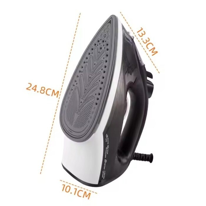 Fier de Calcat Electric cu Abur, 1400W, Talpa Ceramica Antiaderenta, 5 Trepte de Temperatura, Rezervor 240ml, Cablu Rotativ 360°, Design Compact