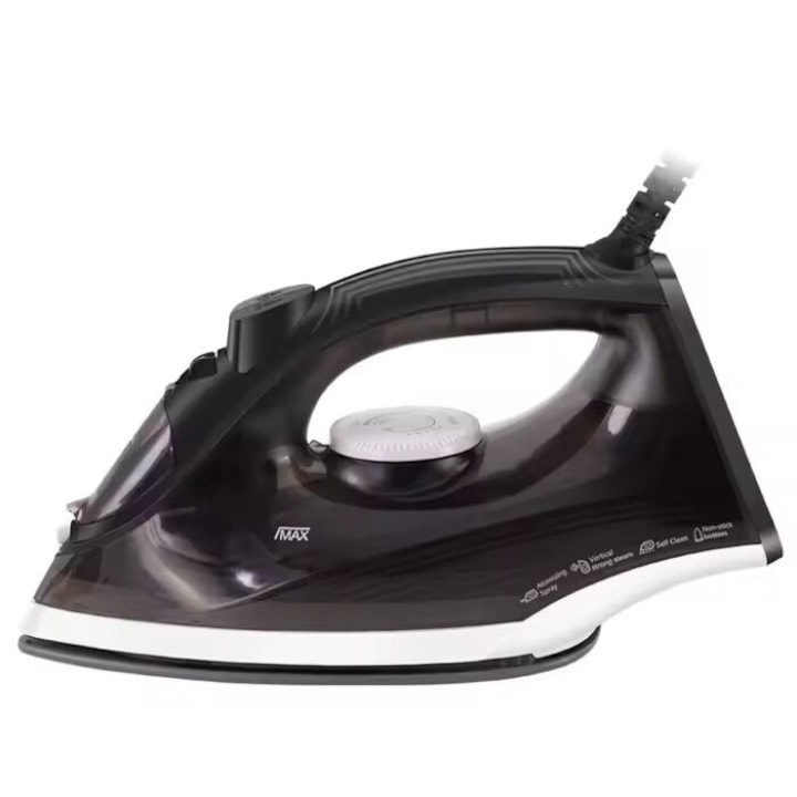 Fier de Calcat Electric cu Abur, 1400W, Talpa Ceramica Antiaderenta, 5 Trepte de Temperatura, Rezervor 240ml, Cablu Rotativ 360°, Design Compact
