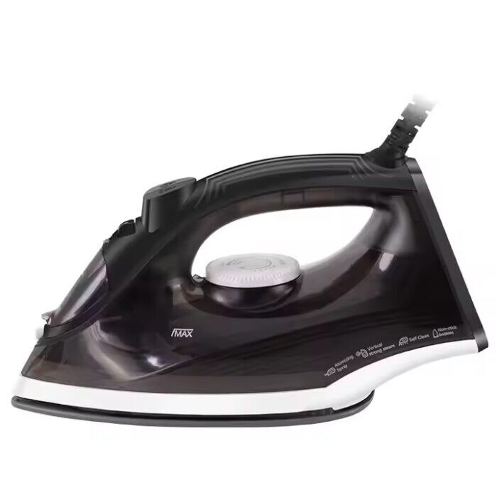 Fier de Calcat Electric cu Abur, 1400W, Talpa Ceramica Antiaderenta, 5 Trepte de Temperatura, Rezervor 240ml, Cablu Rotativ 360°, Design Compact