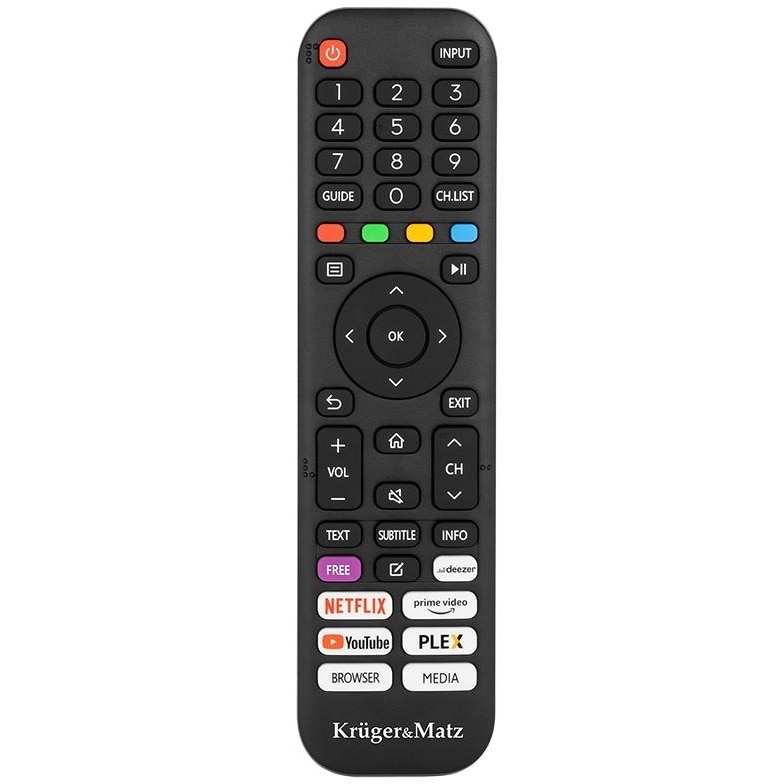 Televizor LED Krüger&Matz 109 cm 43" KM0243FHD-V, Full HD, Smart TV, WiFi, CI+