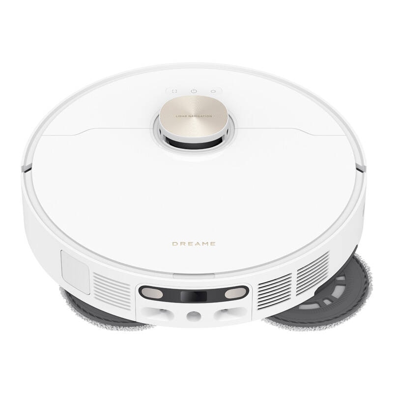 Robot de aspirare cu mop rotativ Dreame L10s Pro Ultra Heat, statie automata de golire 3.2l, 7000Pa, functie autocuratare mop la 58˚C, baterie 5200mAh, autonomie pana la 220 minute, alb