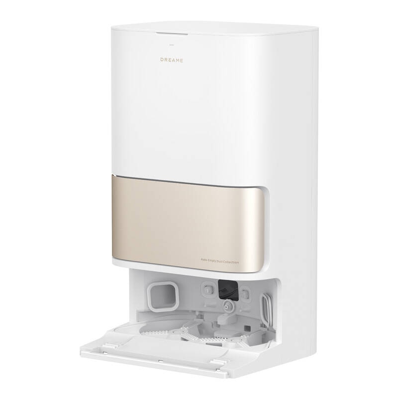 Robot de aspirare cu mop rotativ Dreame L10s Pro Ultra Heat, statie automata de golire 3.2l, 7000Pa, functie autocuratare mop la 58˚C, baterie 5200mAh, autonomie pana la 220 minute, alb