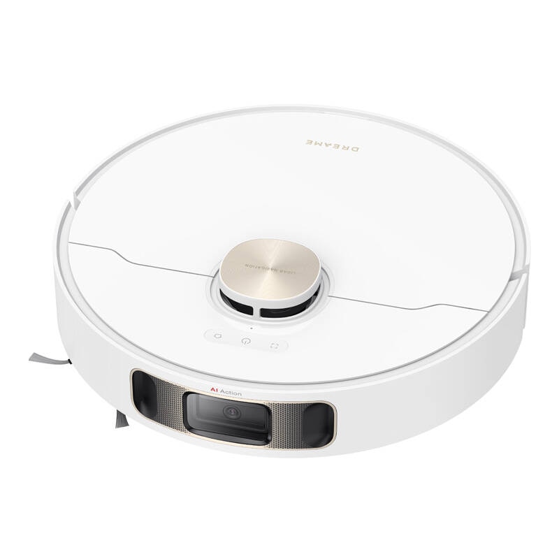 Robot de aspirare cu mop rotativ Dreame L10s Pro Ultra Heat, statie automata de golire 3.2l, 7000Pa, functie autocuratare mop la 58˚C, baterie 5200mAh, autonomie pana la 220 minute, alb