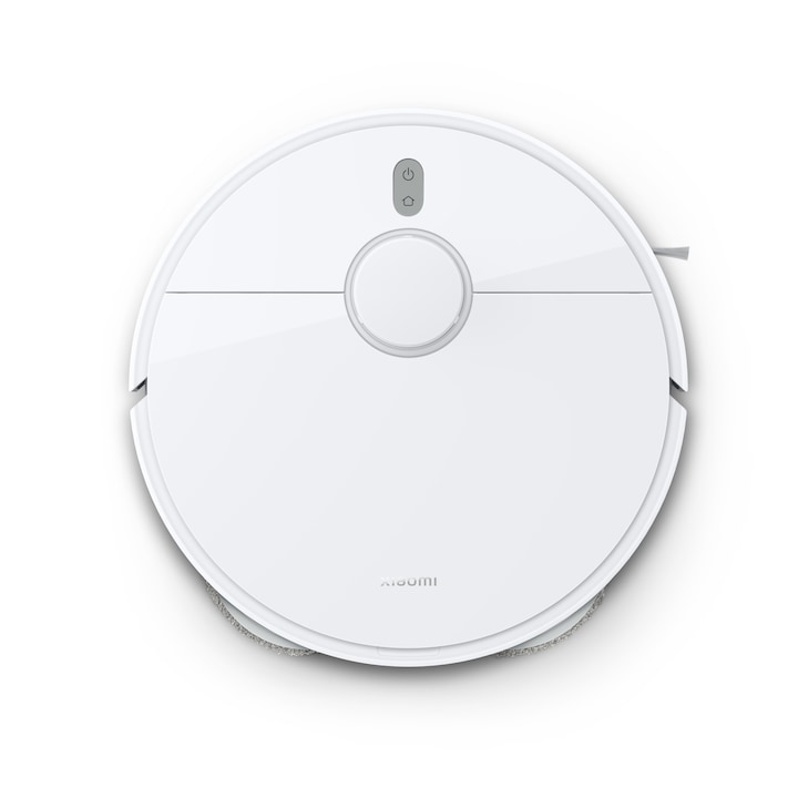 Robot de aspirare Xiaomi S10+, Wi-Fi, aspirare&spalare simultana, 55 W, autonomie 120 min, 4800mAh, putere aspirare 4000 Pa, recipient praf 450ml, recipient apa 200ml, senzor covoare, alb