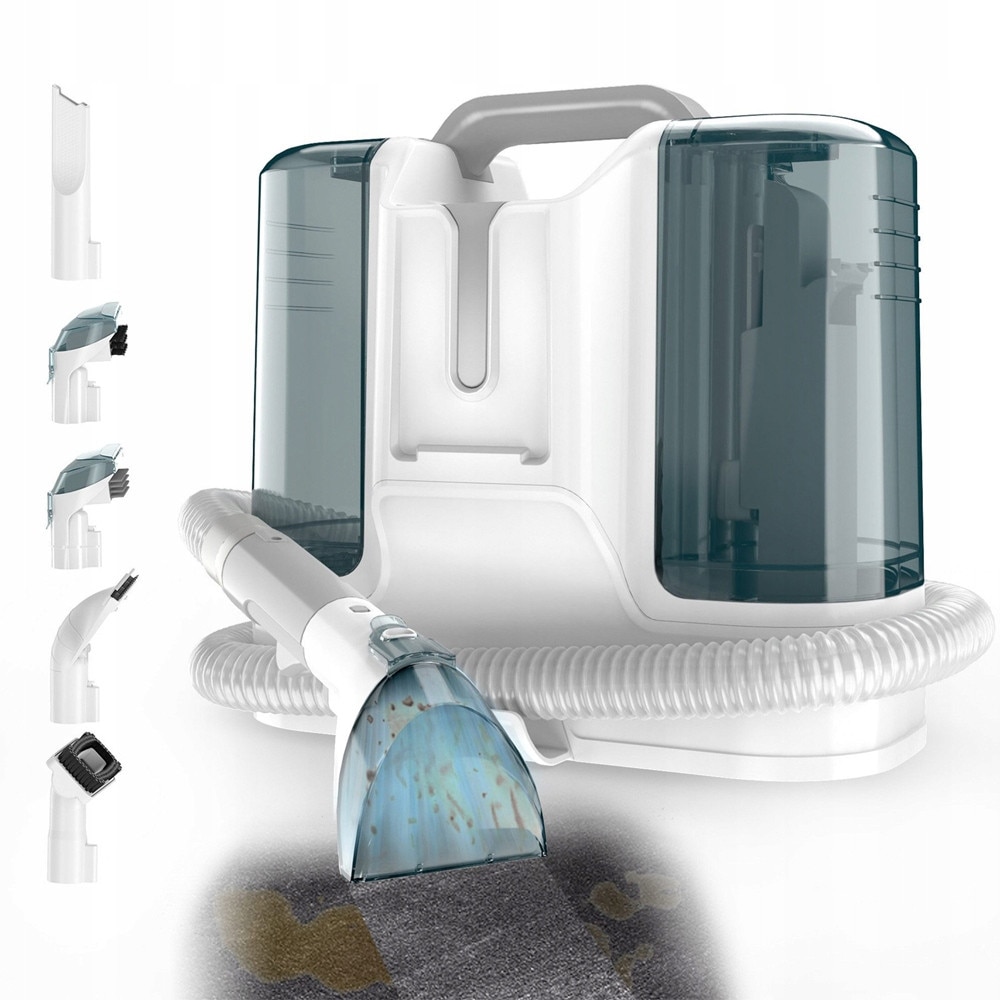 Aspirator cu spalare AKKEE Rowenta Clean, 450W, 600ml, Gri/Alb, 33x23x30cm