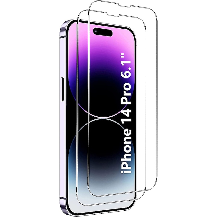 Folie Sticla 9H compatibila cu Apple iPhone 14 Pro
