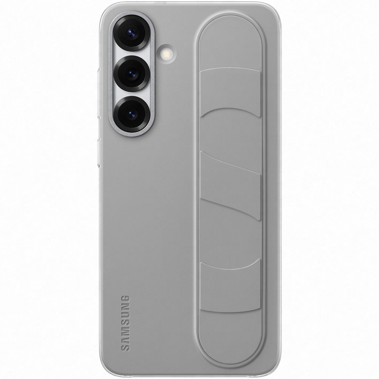 Husa de protectie Samsung Standing Grip Case pentru Galaxy S25+, Gray