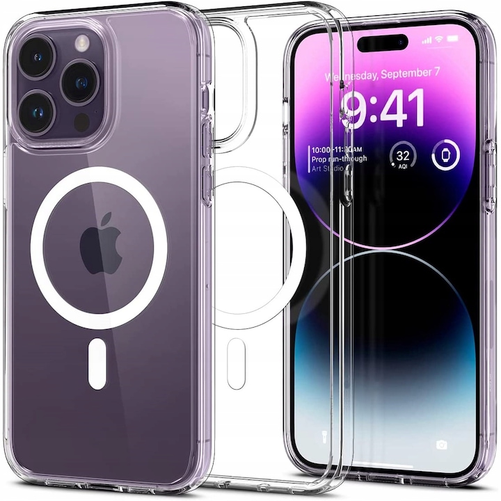 Husa de protectie EDOTON MagSafe Clear Case pentru iPhone 14 Pro Max, Transparent