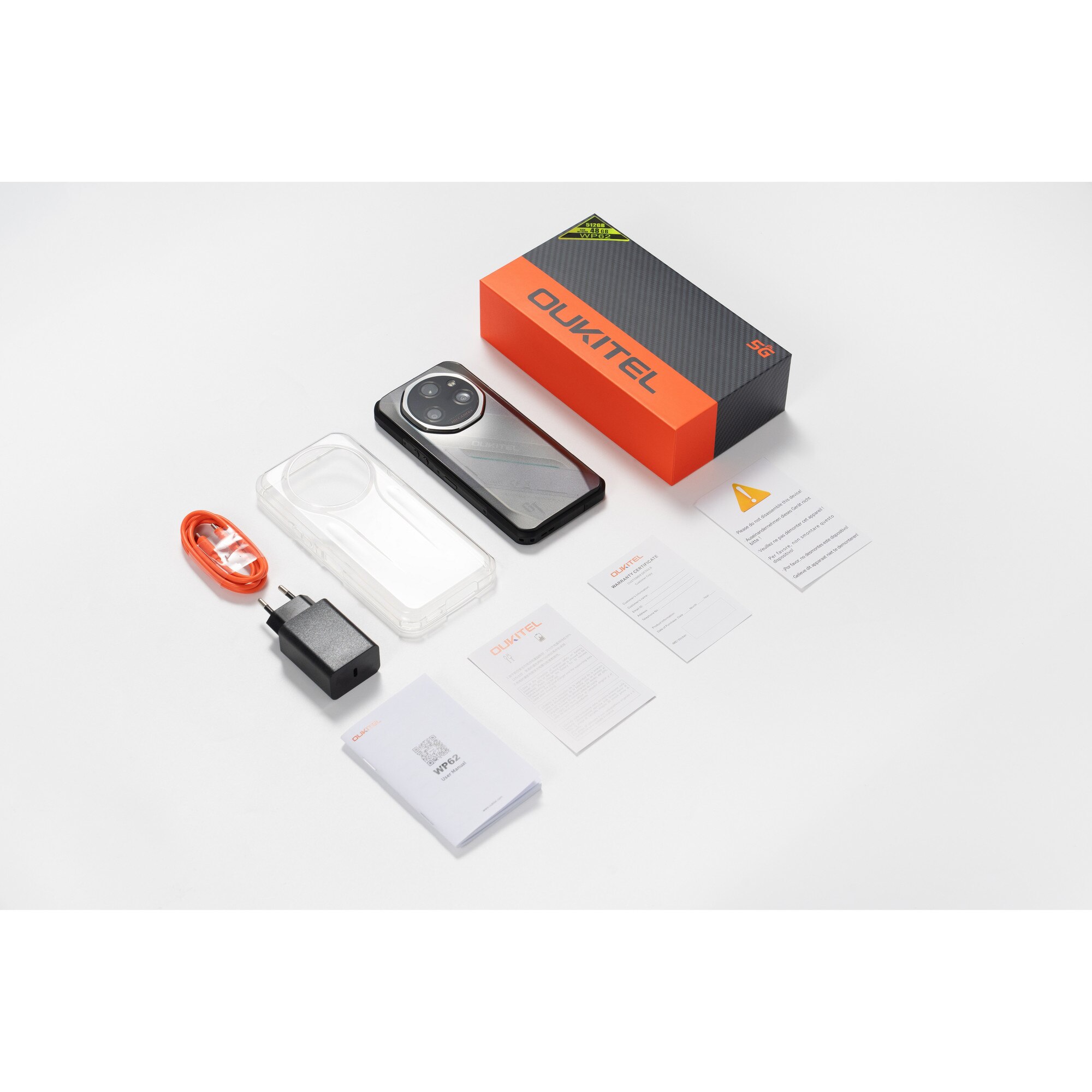 Telefon Oukitel WP62, 5G, 512GB, 12GB, Negru